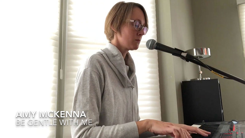 Amy McKenna Performing Be Gentle With Me Live From Her Home Studio