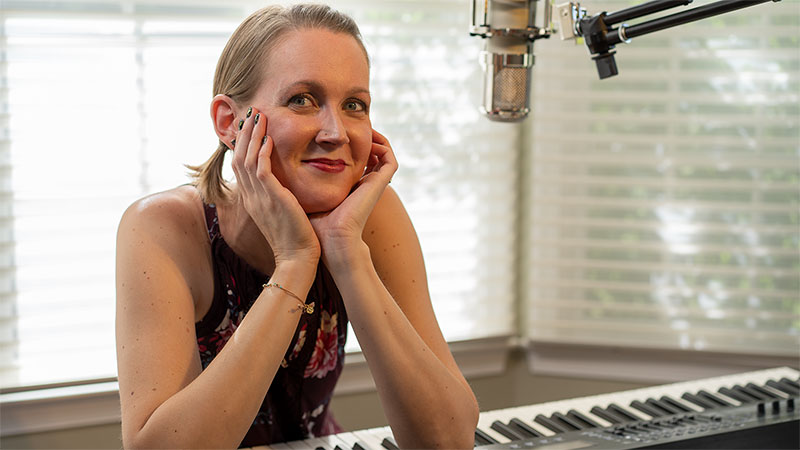 Amy McKenna Performing Wishing Star Live From Her Home Studio